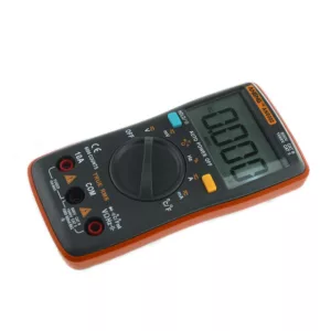 ANENG AN8002 Orange Digital True RMS 6000 Counts Multimeter AC/DC Current Voltage Frequency Resistance Temperature Tester ℃/℉ + Test Lead Set