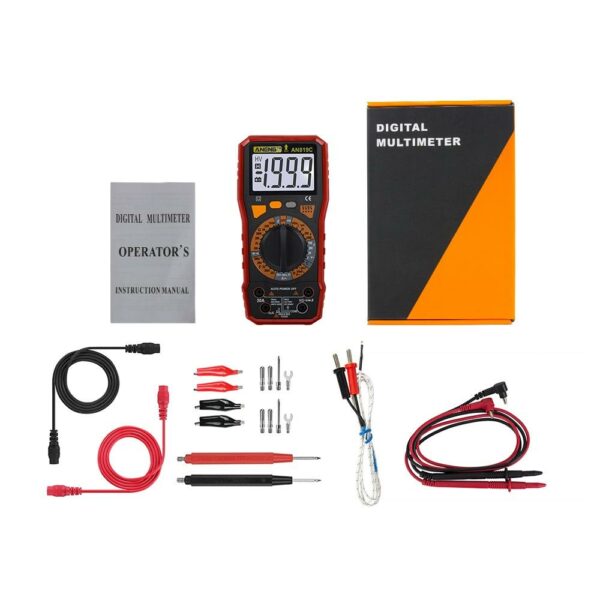 ANENG AN819C Digital Multimeter LCD AC/DC Ammeter Resistance Capacitance Tester