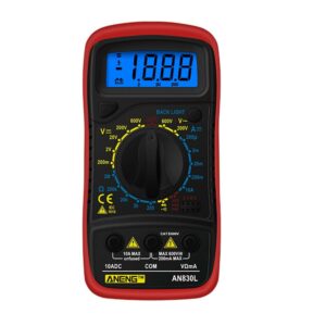 ANENG AN830L Digital LCD Multimeter Profissional Electric Voltmeter Ammeter AC DC OHM Volt Tester Pocket Multimeters