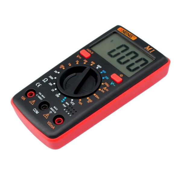 ANENG M1 Handheld Digital Multimeter AC/DC Voltage Current Resistance Transistor Continuity Test Ove