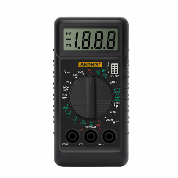 ANENG Mini Digital Multimeter with Buzzer Overload Protection Pocket Voltage Ampere Ohm Meter