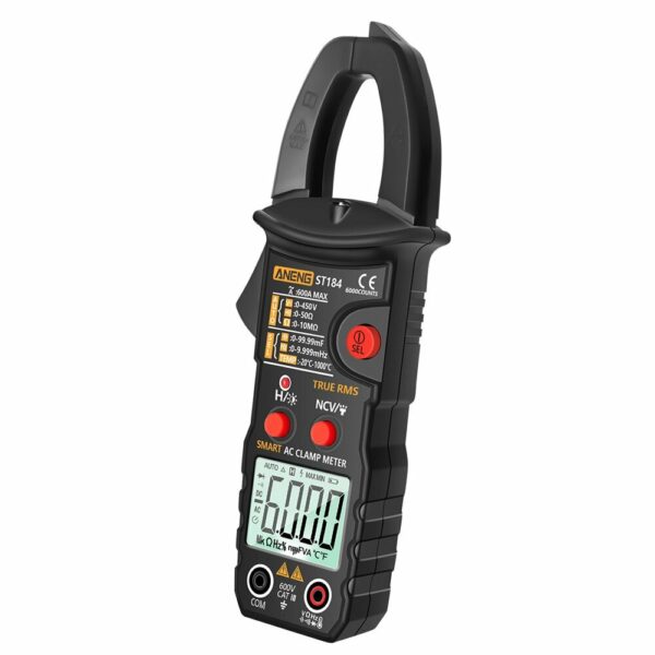 ANENG ST184 Digital Multimeter Clamp Meter True RMS 6000 Counts Professional Measuring Testers AC/DC Voltage AC Current Ohm