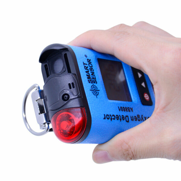 AS8801 Oxygen Gas Monitor Oxygen Gas Detector 0~30% VOL Oxygen Leak Location Determine Digital O2 Concentration Monitor