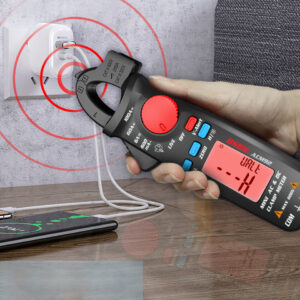 BSIDE ACM92 DC/AC Clamp Meter Self-varying Multimeter Voltage Frequency Resistance Live NCV Check