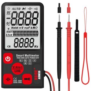 BSIDE ADMS9 Mini Digital Multimeter  Voltage Tester Voltmeter Ohm Resistance NCV Continuity Test