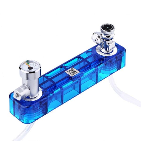 D501 DIY CO2 Diffuser  Kit Planted Aquarium CO2 Diffuser Needle Valve Pressure Gauge Generator