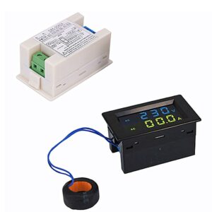 D85-2042A Double Display LCD Voltmeter Ammeter Digital Display Ac Voltage Meter Ac Current Meter AC80-500V AC0-100.0A