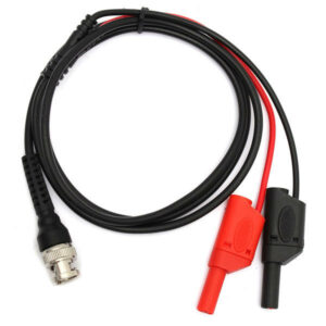 DANIU BNC Q9 To Dual 4mm Stackable Shrouded Banana Plug with Test Leads Probe Cable 120CM