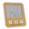 DC107 Large Digital LCD Indoor Temperature Humidity Meter Thermometer Hygrometer Clock Time