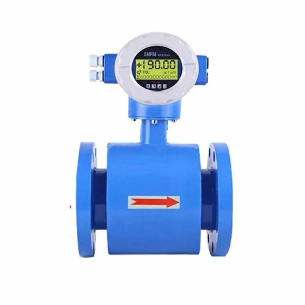 DN50 Electromagnetic Flow Meter 2.2-70m3/h Sewage Water Flowmeter 4-20mA Output Flange Water Meter