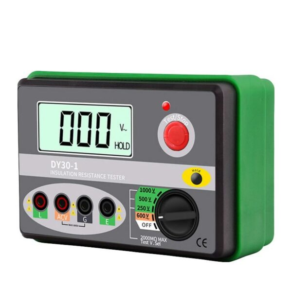 DUOYI DY30-1 Digital Insulation Resistance Tester Meter 2000M 0hm 250V 500V 1000V Megohmmeter Voltmeter Car Circuit Test Repair