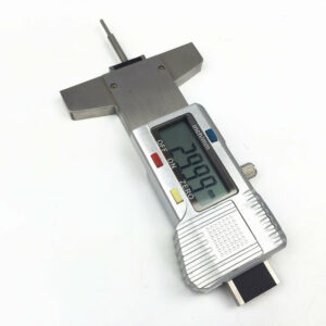 Digital Tread Depth Gauge 0-25mm LCD Stainless Steel Tyre Tread Depth Gauge Caliper Metric/inch Tread Ruler