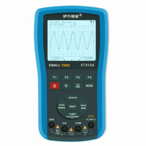 EONE ET310A 2 in 1 20MHz 80Msps Digital Handheld Storage Oscilloscope ScopeMeter True RMS Multimeter Automatic Measurement