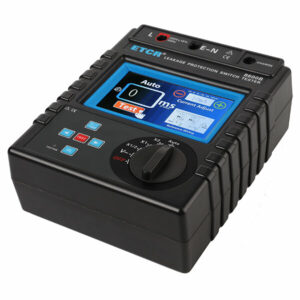 ETCR8600B Digital Leakage Protector Switch Tester with Test Current Range 5-1000mA Leakage Current Action Time Range 0-999ms