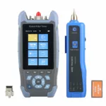 FF-980REV Pro mini OTDR Fiber Optic Reflectometer 980rev with 9 Functions VFL OLS OPM Event Map 24dB for 64km Fiber Cable Ethernet Tester