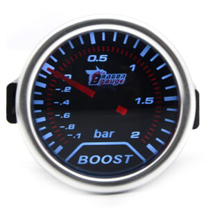 2'' 52mm Car Turbo Boost Pressure Gauge Meter -1~2 Bar LED 12V Brushless Motor