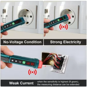 HANMATEK AC1 Non-Contact Voltage Test Pen AC Voltage Detectors Voltage Indicator Finder Tester Volt Meter Electric Test Pencil