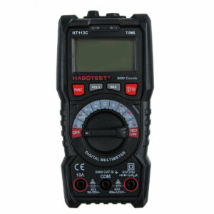 HT113C Professional Handheld LCD Digital Multimeter with Flashlight AC/DC Voltage Meter Amperemeter Ohmmeter Voltmeter Tool