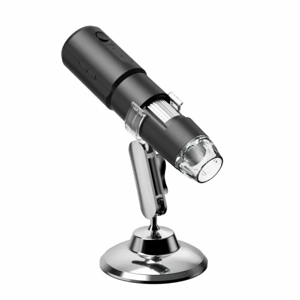 Inskam314 50~1000X WIFI Digital Microscope 1000 Times Zoom Electronic Digital Microscope 360° Rotation Base 0.3Mega Pixels