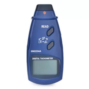 LCD Digital Laser Tachometer Accuracy 0.1RPM Electronic Photo Tachometer 2.5~99999 RPM Max Min Last Data Memory Speedometer