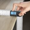 LOMVUM Digital Protractor Angle Ruler 400mm 360 Degree Angle Measuring Metric British System LCD Goniometer Inclinometer