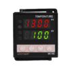 MC100 K Thermocouple PT100 Universal Input Digital PID Temperature Controller Regulator Relay Output for Heating or Cooling with Alarm