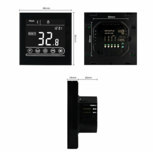 MK70GB Remote Electric Heating Thermostat Smart Wifi High-power Full-screen Touch Screen Mobile Phone App Thermostat