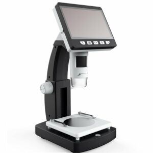 MUSTOOL G710 1000X 4.3 inches HD 1080P Portable Desktop LCD Digital Microscope 2048*1536 Resolution Object Stage Height Adjustable Support 10 Languages 8 Adjustable High Brightness LED