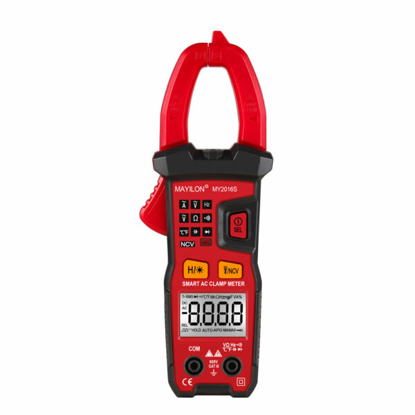 MY2016S Amperometric Clamp Smart Clamp Meter Digital Voltage Meter NCV Multimeter True RMS Tester Ohm Capacitance Hz AC DC 500V