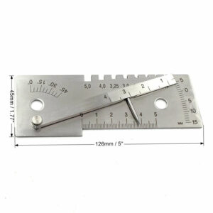 Multi-function Welding Tool Universal Gage for Welder Butt Welding Gauge Weld Seam Gauges Measuring Tool