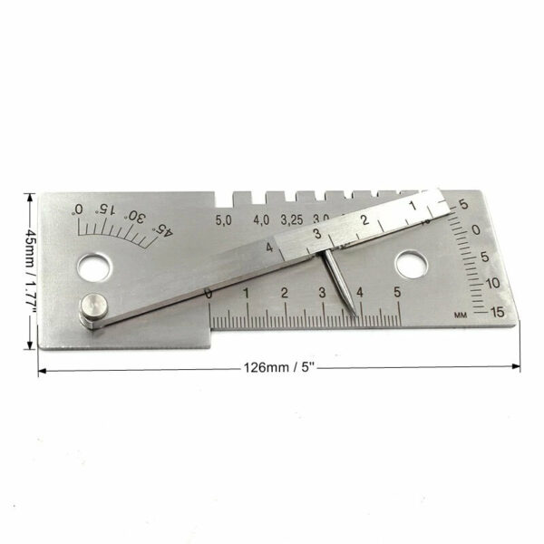 Multi-function Welding Tool Universal Gage for Welder Butt Welding Gauge Weld Seam Gauges Measuring Tool