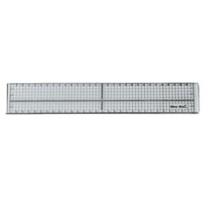 NINE SEA 30cm Patchwork Ruler Aligned Cutting Metallic Edge Ruler