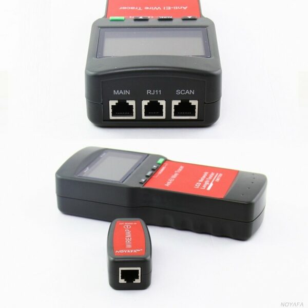 NOYAFA NF-8200 LCD LAN Tester Network Telephone Cable Tester RJ45 Cable Tester Ethernet Cable Tracker