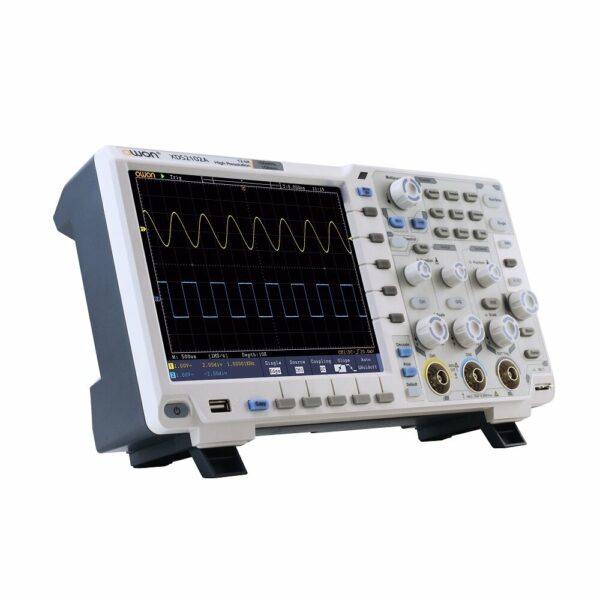 Owon XDS2102A Digital Oscilloscope 12 Bits Vertical Resolution 100MHz 1GS/s 8 Inch LCD Display 2CH High Resolution Digital Storage Oscilloscope Scopemeter Scope Meter