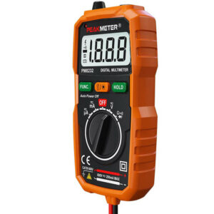 PEAKMETER PM8232 Portable Auto Range Digital Multimeter DMM Auto Power Off Tester Spot Light