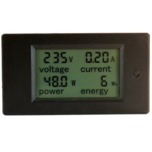 PZEM-021 4 in 1 LCD Voltage Current Active Power Energy Meter Blue Backlight Panel