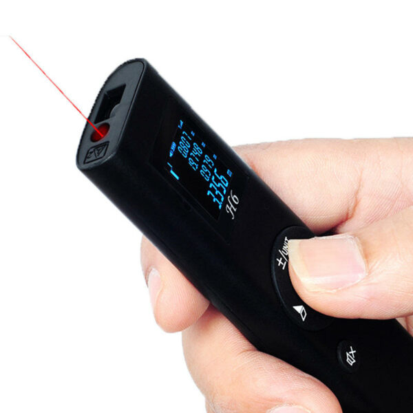 Portable USB Charging 40M Smart Digital Laser Distance Meter Range Rangefinder Mini Handheld Distance Measuring Meter