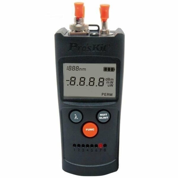 Pro'sKit MT-7602-C 4 in 1 Fiber Power Meter Laser Fiber Continuity Test Pen Network Tester with Illumination Light