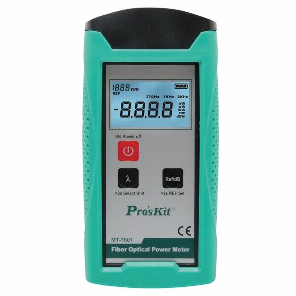 Pro'skit MT-7601-C High-precision Optical Power Meter Fiber Tester Optical Fiber Power Measurement Meter