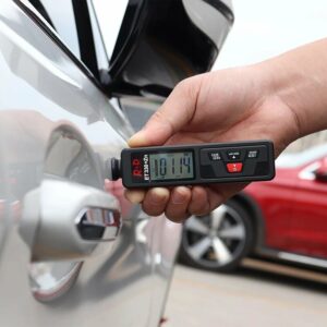 R&D ET330+ZN Car Paint Thickness Gauge Portable Coating Thickness Gauge for Car 0-1500um Fe & NFe Coating Tester Meter