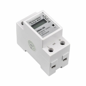 Single Phase Din Rail Wifi Smart Energy Meter Power Consumption Kwh Meter Wattmeter Support Smartlife/Tuya App Alexa Google Home