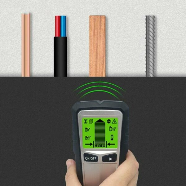 TH430 Multi-function Metal Detector Find Metal Wood Studs Live Wire Detect Wall Scanner Electric Box Finder Wall Detector Nail Finder