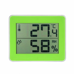 TS-E01 Digital Display Thermometer Hygrometer 0℃-50℃ Thermometer Black/White/Yellow-green Desk Thermometer