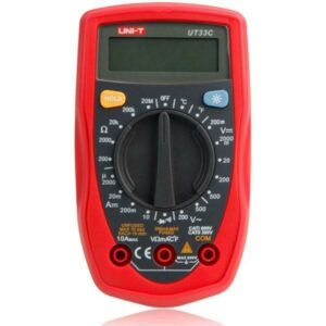 UNI-T UT33C Palm Size Digital Handheld Multimeter DMM DC AC Ammeter Voltmeter Ohm Tester