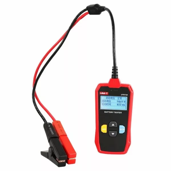 UNI-T UT673A Digital Battery Tester 12V/24V Charger Analyzer Automotive Storage/AGM/GEL/EFB Battery and Start-Up Test