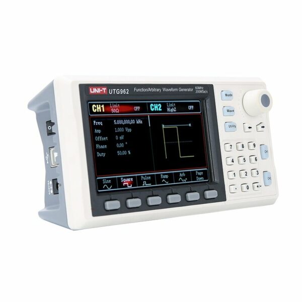 UNI-T UTG932 UTG962 Function Arbitrary Waveform Generator Signal Source Dual Channel 200MS/s 14bits Frequency Meter 30Mhz 60Mhz