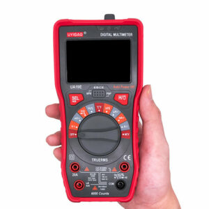 UYIGAO UA19E High-precision Handheld Multimeter Multi-function 360° VR Screen Digital Electrician with Analog Bar Multimeter