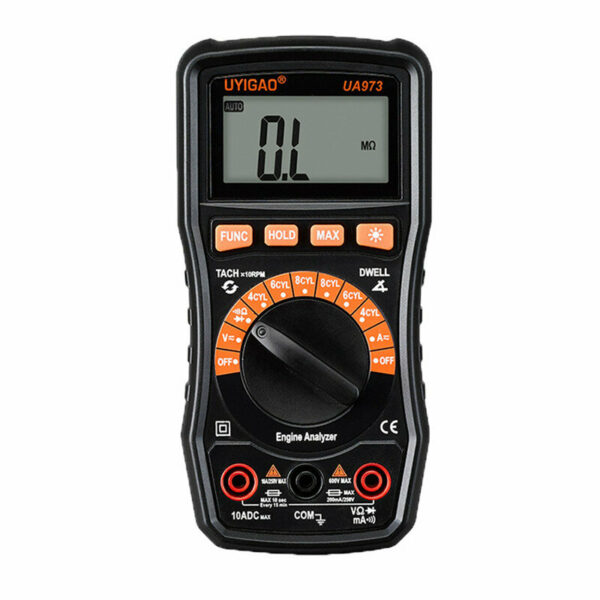 UYIGAO UA973 Portable Digital Automatic Multimeter Car Electric Engine Analyzer Multi Tester Digital Professional Multimeter Tester