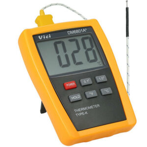 Vici DM6801A+ Mini LCD Digital Thermometer Temperature Meter Tester with K-type Thermocouple