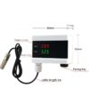 WIFI Smart Temperature Humidity Alarm Sensor Thermometer Hygrometer Detector Home Digital Display Android App Alert